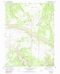 Bob Hill Knoll Utah Historical topographic map, 1:24000 scale, 7.5 X 7.5 Minute, Year 1969