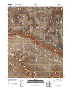 Bob Hill Knoll Utah Historical topographic map, 1:24000 scale, 7.5 X 7.5 Minute, Year 2011