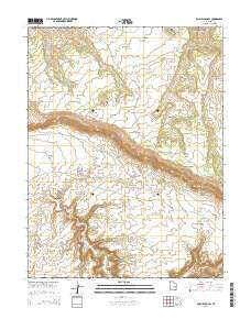 Bob Hill Knoll Utah Current topographic map, 1:24000 scale, 7.5 X 7.5 Minute, Year 2014