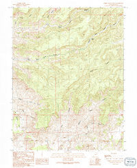 Bobby Canyon South Utah Historical topographic map, 1:24000 scale, 7.5 X 7.5 Minute, Year 1991