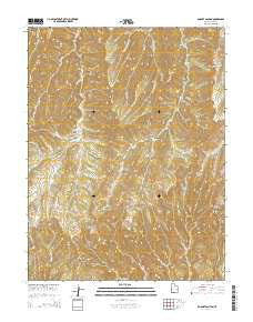 Bogart Canyon Utah Current topographic map, 1:24000 scale, 7.5 X 7.5 Minute, Year 2014
