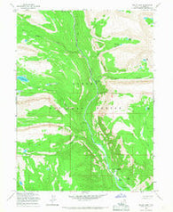 Bollie Lake Utah Historical topographic map, 1:24000 scale, 7.5 X 7.5 Minute, Year 1965