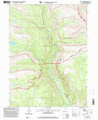Bollie Lake Utah Historical topographic map, 1:24000 scale, 7.5 X 7.5 Minute, Year 1996