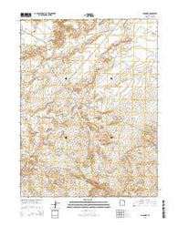 Bonanza Utah Current topographic map, 1:24000 scale, 7.5 X 7.5 Minute, Year 2014