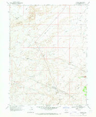 Bonanza Utah Historical topographic map, 1:24000 scale, 7.5 X 7.5 Minute, Year 1968