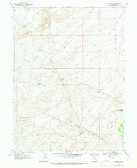 Bonanza Utah Historical topographic map, 1:24000 scale, 7.5 X 7.5 Minute, Year 1968