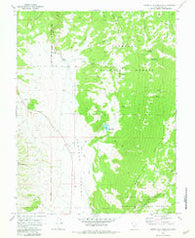 Boobe Hole Reservoir Utah Historical topographic map, 1:24000 scale, 7.5 X 7.5 Minute, Year 1968