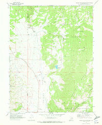 Boobe Hole Reservoir Utah Historical topographic map, 1:24000 scale, 7.5 X 7.5 Minute, Year 1968