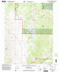 Boobe Hole Reservoir Utah Historical topographic map, 1:24000 scale, 7.5 X 7.5 Minute, Year 2001