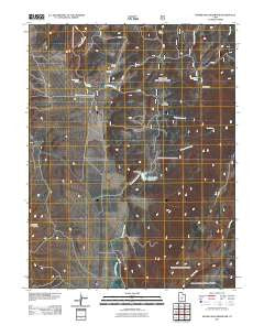 Boobe Hole Reservoir Utah Historical topographic map, 1:24000 scale, 7.5 X 7.5 Minute, Year 2011