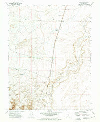 Borden Utah Historical topographic map, 1:24000 scale, 7.5 X 7.5 Minute, Year 1973