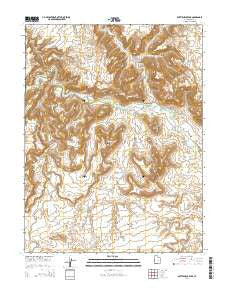 Bottleneck Peak Utah Current topographic map, 1:24000 scale, 7.5 X 7.5 Minute, Year 2014
