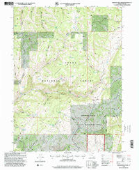 Boulder Mountain Utah Historical topographic map, 1:24000 scale, 7.5 X 7.5 Minute, Year 1998
