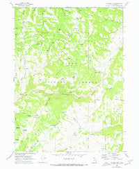 Boulder Mtn Utah Historical topographic map, 1:24000 scale, 7.5 X 7.5 Minute, Year 1969