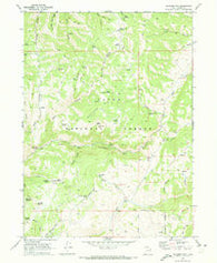 Boulder Mtn Utah Historical topographic map, 1:24000 scale, 7.5 X 7.5 Minute, Year 1969