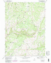 Boulder Mtn Utah Historical topographic map, 1:24000 scale, 7.5 X 7.5 Minute, Year 1969