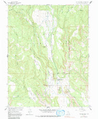 Boulder Town Utah Historical topographic map, 1:24000 scale, 7.5 X 7.5 Minute, Year 1964