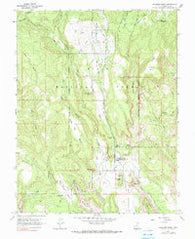 Boulder Town Utah Historical topographic map, 1:24000 scale, 7.5 X 7.5 Minute, Year 1964