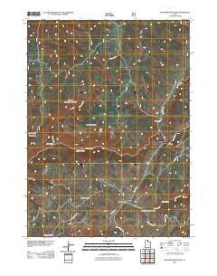 Boulder Mountain Utah Historical topographic map, 1:24000 scale, 7.5 X 7.5 Minute, Year 2011