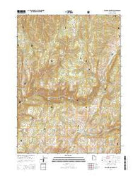 Boulder Mountain Utah Current topographic map, 1:24000 scale, 7.5 X 7.5 Minute, Year 2014