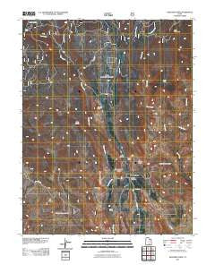Boulder Town Utah Historical topographic map, 1:24000 scale, 7.5 X 7.5 Minute, Year 2011
