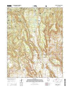 Boulder Town Utah Current topographic map, 1:24000 scale, 7.5 X 7.5 Minute, Year 2014