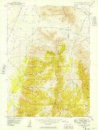 Boulter Mts Utah Historical topographic map, 1:24000 scale, 7.5 X 7.5 Minute, Year 1949