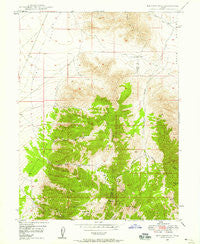 Boulter Peak Utah Historical topographic map, 1:24000 scale, 7.5 X 7.5 Minute, Year 1947