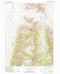 Boulter Peak Utah Historical topographic map, 1:24000 scale, 7.5 X 7.5 Minute, Year 1993