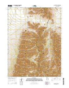 Boulter Peak Utah Current topographic map, 1:24000 scale, 7.5 X 7.5 Minute, Year 2014