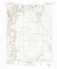 Boundary Butte Utah Historical topographic map, 1:62500 scale, 15 X 15 Minute, Year 1962