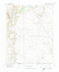 Boundary Butte Utah Historical topographic map, 1:62500 scale, 15 X 15 Minute, Year 1962