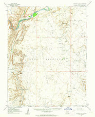 Boundary Butte Utah Historical topographic map, 1:62500 scale, 15 X 15 Minute, Year 1962