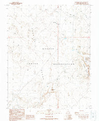 Boundary Butte Utah Historical topographic map, 1:24000 scale, 7.5 X 7.5 Minute, Year 1989