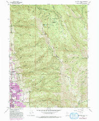 Bountiful Peak Utah Historical topographic map, 1:24000 scale, 7.5 X 7.5 Minute, Year 1952
