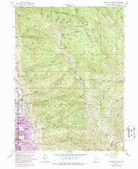 Bountiful Peak Utah Historical topographic map, 1:24000 scale, 7.5 X 7.5 Minute, Year 1952