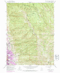 Bountiful Peak Utah Historical topographic map, 1:24000 scale, 7.5 X 7.5 Minute, Year 1952