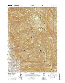 Bountiful Peak Utah Current topographic map, 1:24000 scale, 7.5 X 7.5 Minute, Year 2014