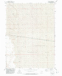 Bovine SE Utah Historical topographic map, 1:24000 scale, 7.5 X 7.5 Minute, Year 1991