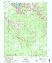 Bowdie Canyon East Utah Historical topographic map, 1:24000 scale, 7.5 X 7.5 Minute, Year 1987