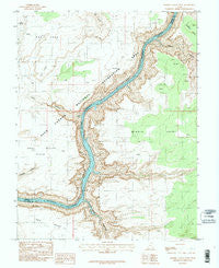 Bowdie Canyon West Utah Historical topographic map, 1:24000 scale, 7.5 X 7.5 Minute, Year 1987