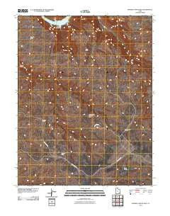 Bowdie Canyon East Utah Historical topographic map, 1:24000 scale, 7.5 X 7.5 Minute, Year 2011