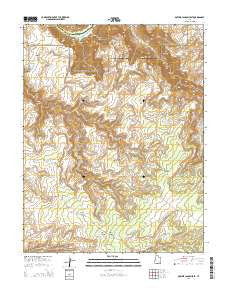 Bowdie Canyon East Utah Current topographic map, 1:24000 scale, 7.5 X 7.5 Minute, Year 2014
