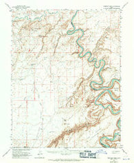 Bowknot Bend Utah Historical topographic map, 1:62500 scale, 15 X 15 Minute, Year 1963