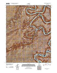 Bowknot Bend Utah Historical topographic map, 1:24000 scale, 7.5 X 7.5 Minute, Year 2011