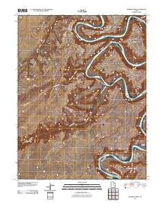 Bowknot Bend Utah Historical topographic map, 1:24000 scale, 7.5 X 7.5 Minute, Year 2011