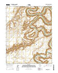 Bowknot Bend Utah Current topographic map, 1:24000 scale, 7.5 X 7.5 Minute, Year 2014