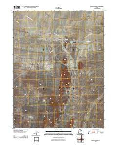 Boyd Station Utah Historical topographic map, 1:24000 scale, 7.5 X 7.5 Minute, Year 2011