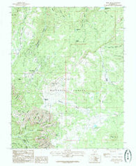 Brian Head Utah Historical topographic map, 1:24000 scale, 7.5 X 7.5 Minute, Year 1985