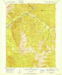 Bridal Veil Falls Utah Historical topographic map, 1:24000 scale, 7.5 X 7.5 Minute, Year 1950